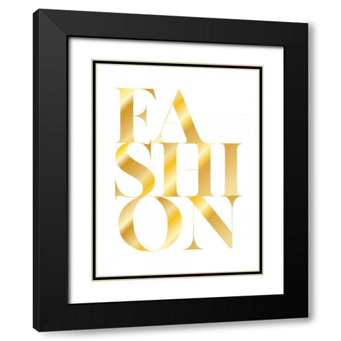 Fashion Black Modern Wood Framed Art Print with Double Matting by Braun Studio