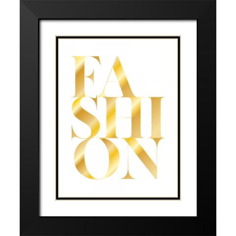Fashion Black Modern Wood Framed Art Print with Double Matting by Braun Studio