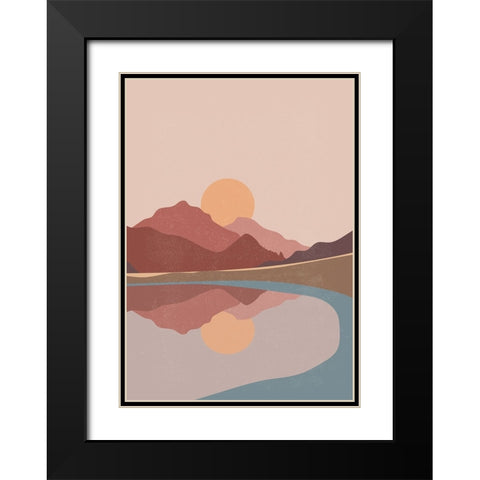 Braun Studio - Sunset Black Modern Wood Framed Art Print with Double Matting by Braun Studio