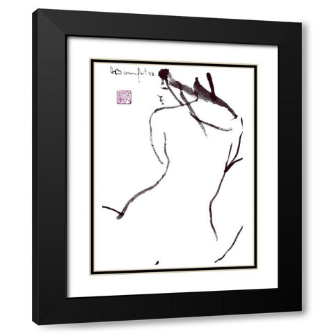 Jim Black Modern Wood Framed Art Print with Double Matting by Bonnefoit, Alain