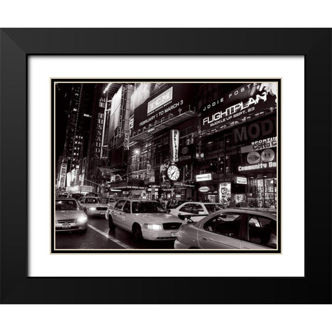 Madame Tussauds Black Modern Wood Framed Art Print with Double Matting by Setboun, Michel