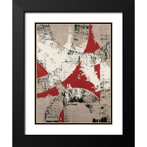 Evasion urbaine Black Modern Wood Framed Art Print with Double Matting by Pierson Coen, Veronique