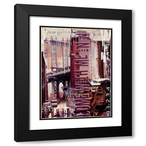 Come with me Black Modern Wood Framed Art Print with Double Matting by Gachaga, Vincent