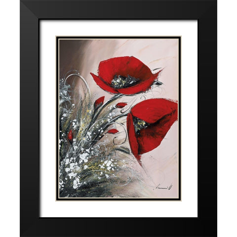Apotheose I Black Modern Wood Framed Art Print with Double Matting by Tramoni, Oliver