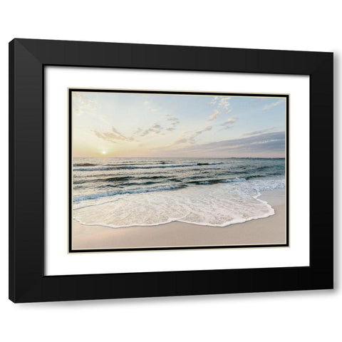 Bord de mer 3 Black Modern Wood Framed Art Print with Double Matting by BRAUN Studio