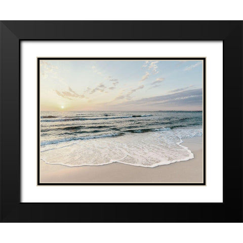 Bord de mer 3 Black Modern Wood Framed Art Print with Double Matting by BRAUN Studio