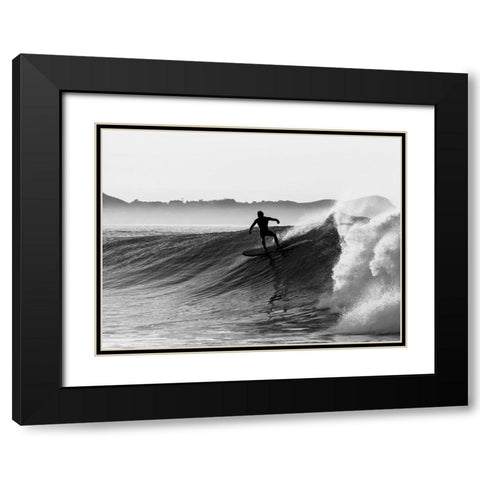Braun Studio - Surf Black Modern Wood Framed Art Print with Double Matting by Braun Studio