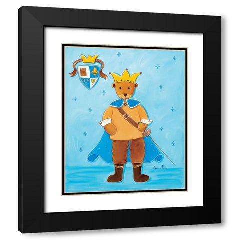 Le prince Black Modern Wood Framed Art Print with Double Matting by Fays, Lynda