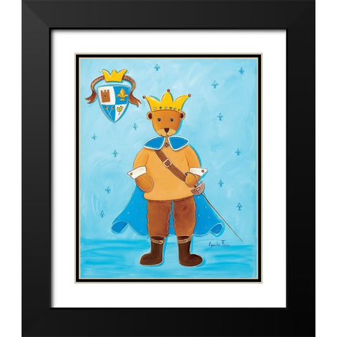 Le prince Black Modern Wood Framed Art Print with Double Matting by Fays, Lynda