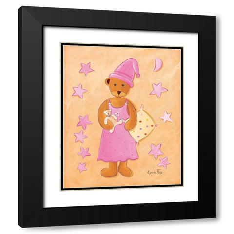 Ourse dodo Black Modern Wood Framed Art Print with Double Matting by Fays, Lynda