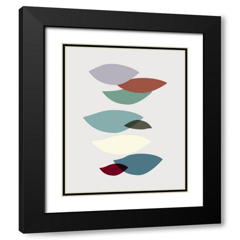 FiftiesMemo 1 Black Modern Wood Framed Art Print with Double Matting by Braun Studio