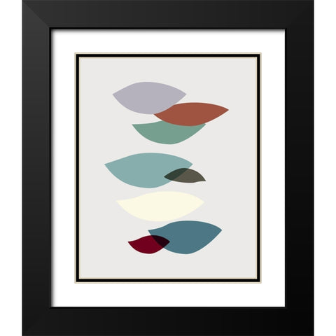 FiftiesMemo 1 Black Modern Wood Framed Art Print with Double Matting by Braun Studio