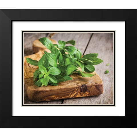 Food 1 Black Modern Wood Framed Art Print with Double Matting by Braun Studio