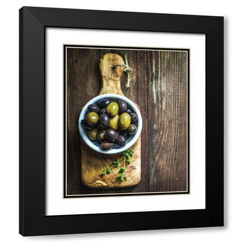 Food 3 Black Modern Wood Framed Art Print with Double Matting by Braun Studio