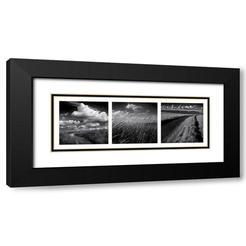 La clef des champs Black Modern Wood Framed Art Print with Double Matting by de Lattre, Pascal