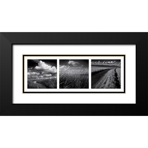 La clef des champs Black Modern Wood Framed Art Print with Double Matting by de Lattre, Pascal