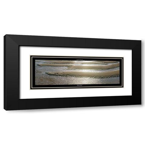 Maree basse Black Modern Wood Framed Art Print with Double Matting by Pinsard, Laurent