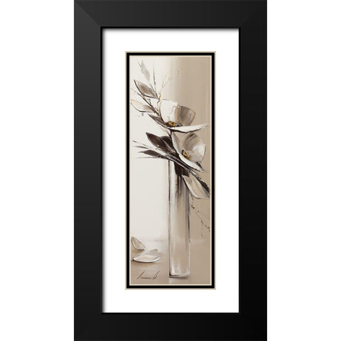 Camaieu Black Modern Wood Framed Art Print with Double Matting by Tramoni, Oliver