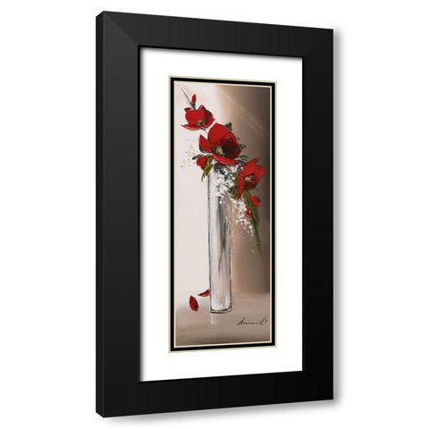 Hauteurs florales I Black Modern Wood Framed Art Print with Double Matting by Tramoni, Oliver
