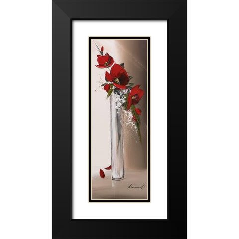 Hauteurs florales I Black Modern Wood Framed Art Print with Double Matting by Tramoni, Oliver