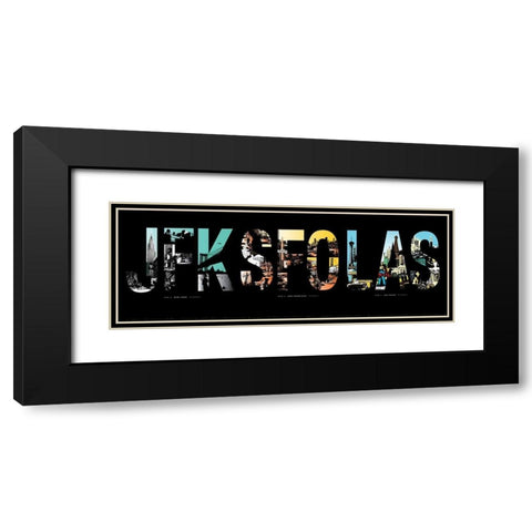 Flycityflash.US Black Modern Wood Framed Art Print with Double Matting by Lile, Oliver
