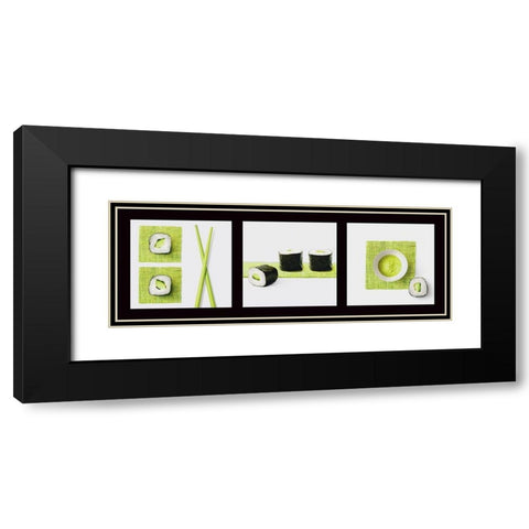 Culinaire I Black Modern Wood Framed Art Print with Double Matting by Sultan, Galith