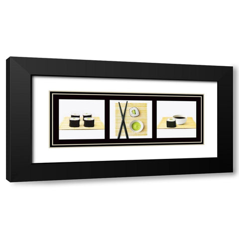 Culinaire II Black Modern Wood Framed Art Print with Double Matting by Sultan, Galith