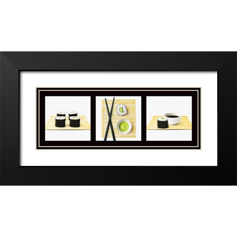 Culinaire II Black Modern Wood Framed Art Print with Double Matting by Sultan, Galith