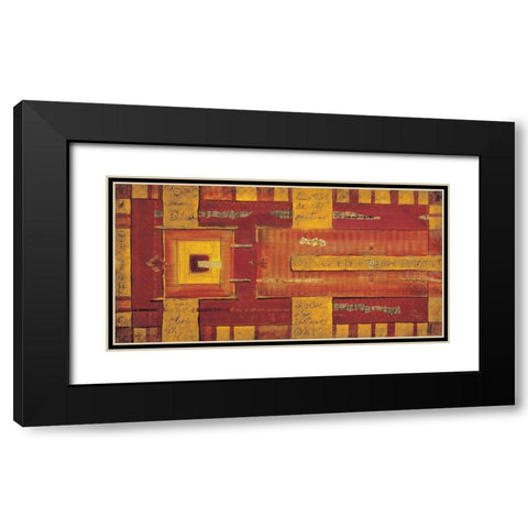 Le reve de cette nuit Black Modern Wood Framed Art Print with Double Matting by Moumen, Leila