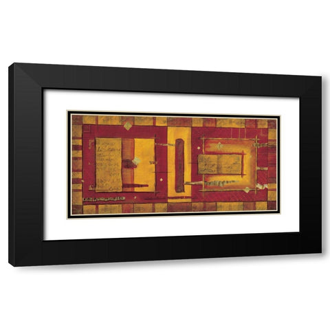 Le voyage solitaire Black Modern Wood Framed Art Print with Double Matting by Moumen, Leila