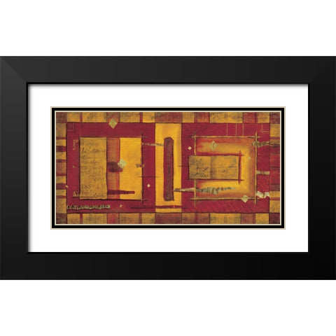 Le voyage solitaire Black Modern Wood Framed Art Print with Double Matting by Moumen, Leila