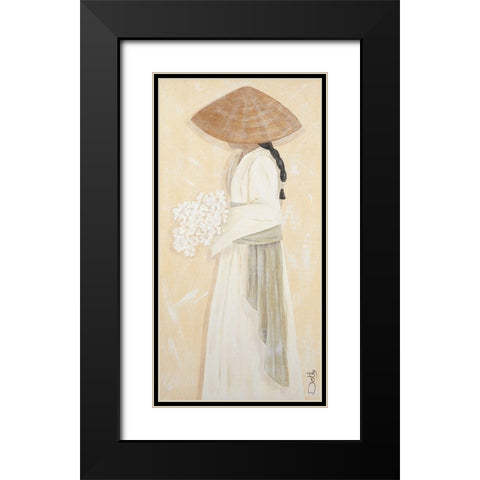 La mariee Black Modern Wood Framed Art Print with Double Matting by Dothy