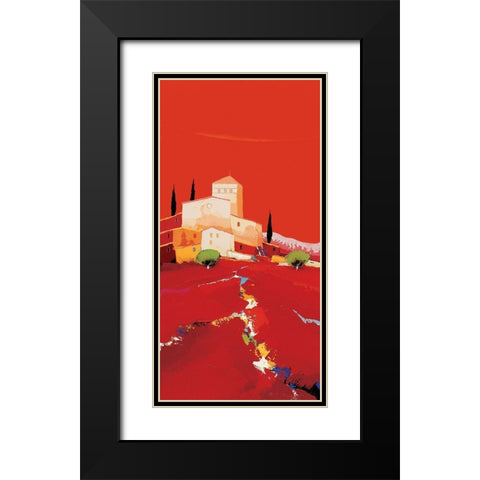 Le chemin de Vie Black Modern Wood Framed Art Print with Double Matting by Eurgal, Christian
