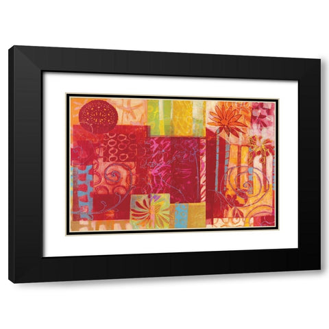 Invitation a la lumiere Black Modern Wood Framed Art Print with Double Matting by Carvalho, Cecile de