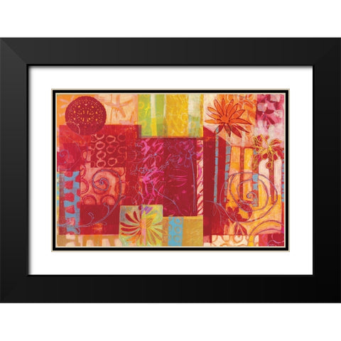 Invitation a la lumiere Black Modern Wood Framed Art Print with Double Matting by Carvalho, Cecile de