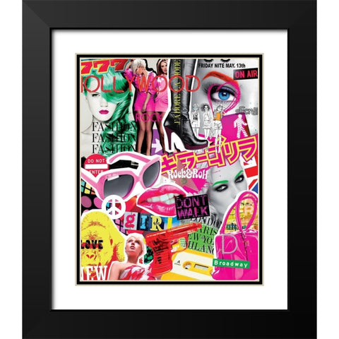 Fashion Style Black Modern Wood Framed Art Print with Double Matting by BRAUN Studio