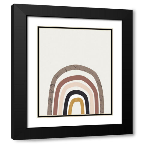 Bohemia 4 Black Modern Wood Framed Art Print with Double Matting by BRAUN Studio