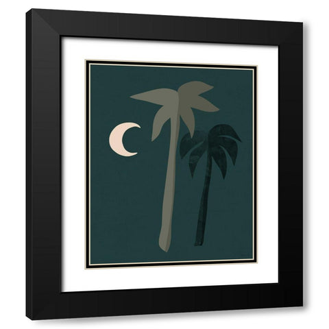 DÃ©sert 3 Black Modern Wood Framed Art Print with Double Matting by BRAUN Studio