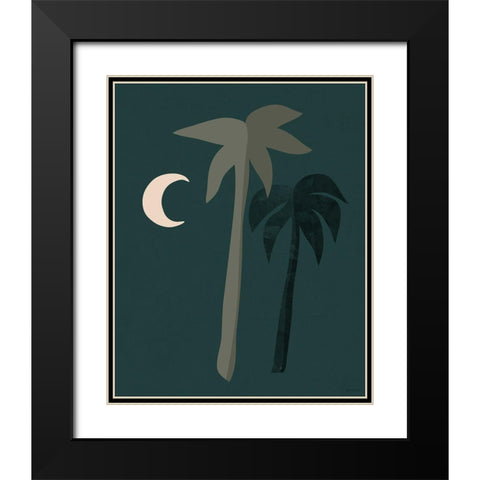 DÃ©sert 3 Black Modern Wood Framed Art Print with Double Matting by BRAUN Studio