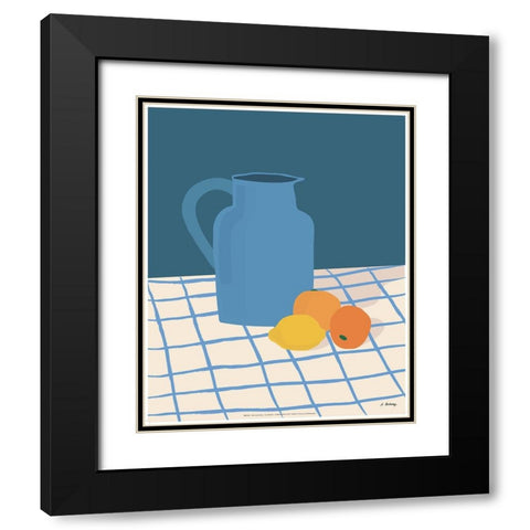 Dubussy - Jus vitamine Black Modern Wood Framed Art Print with Double Matting by Dubussy