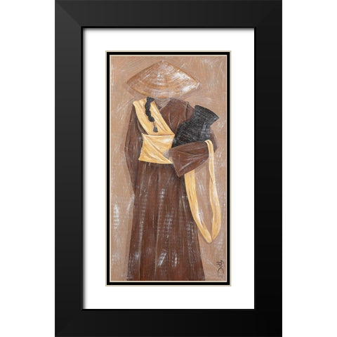 La source Black Modern Wood Framed Art Print with Double Matting by Dothy