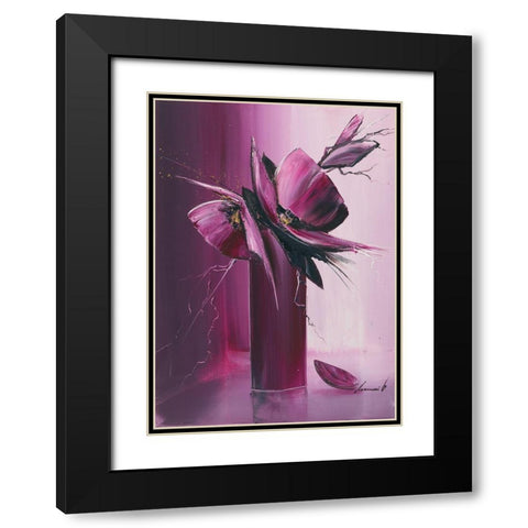Envol  Black Modern Wood Framed Art Print with Double Matting by Tramoni, Oliver