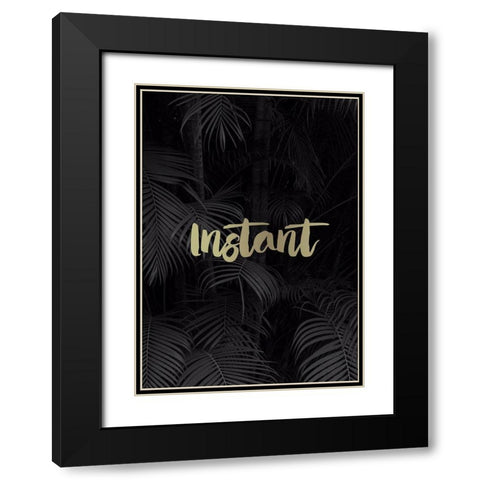 Instant Black Modern Wood Framed Art Print with Double Matting by Braun Studio
