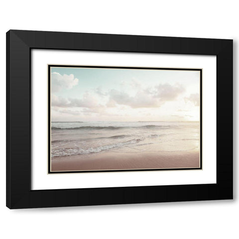 Bord de mer 1 Black Modern Wood Framed Art Print with Double Matting by BRAUN Studio