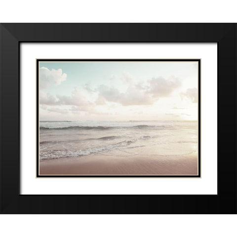 Bord de mer 1 Black Modern Wood Framed Art Print with Double Matting by BRAUN Studio
