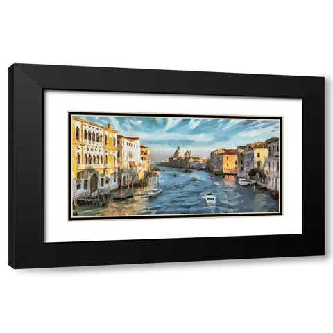 I Like Italy so much III Black Modern Wood Framed Art Print with Double Matting by Medeiros, Celito