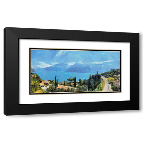 I Like Italy so much IV Black Modern Wood Framed Art Print with Double Matting by Medeiros, Celito