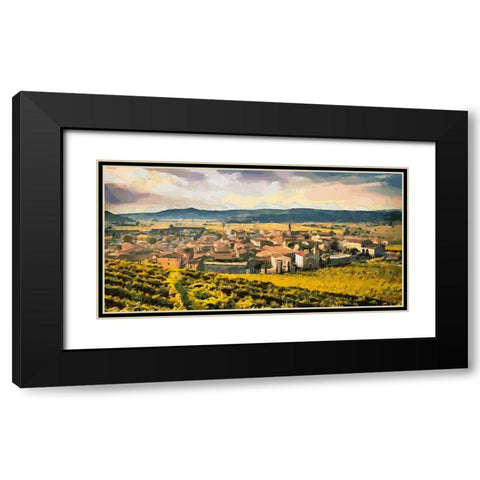 I Like Italy so much VI Black Modern Wood Framed Art Print with Double Matting by Medeiros, Celito