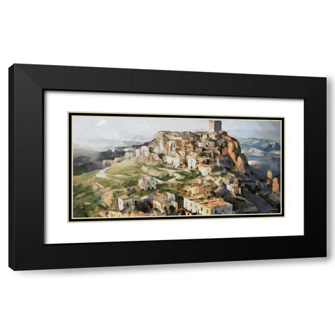I Like Italy so much VII Black Modern Wood Framed Art Print with Double Matting by Medeiros, Celito