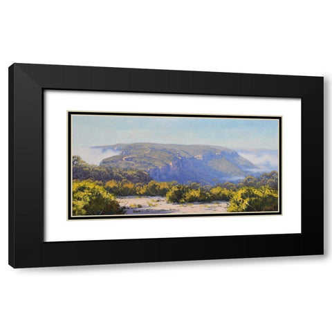 Narron Neck Katoomba Black Modern Wood Framed Art Print with Double Matting by Gercken, Graham